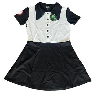 Dolls Kill (K) Marilyn Manson Unreleased Collab Skater Dress Sz L Goth Rock NWT